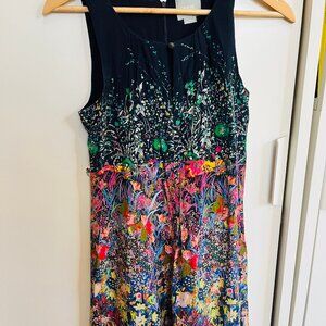 Anthropologie Maeve Silk Floral Spring Dress Size 2